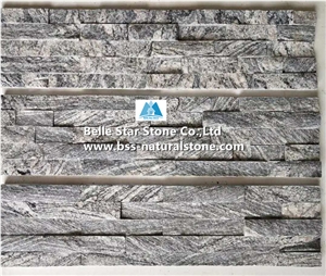 China Juparana Granite Stacked Stone,Multicolor Grain Stone Cladding