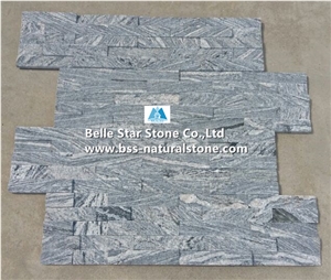 China Juparana Granite Stacked Stone,Multicolor Grain Stone Cladding