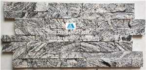 China Juparana Granite Stacked Stone,Multicolor Grain Stone Cladding