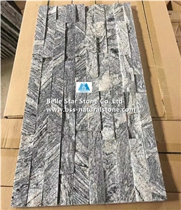 China Juparana Granite Stacked Stone,Multicolor Grain Stone Cladding