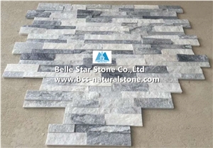 Cloudy Grey Quartzite S Cut Culture Stacked Ledge Stone Veneer Cldding