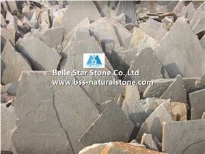 Grey Slate Irregular Random Flagstones,Crazy Stone,Walkway Patio Paver