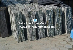 Lotus Green Marble Culture Stacked Ledge Stone Veneer Cladding Panels