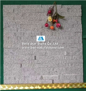 Misty Grey Granite Culture Stacked Ledge Stone Cladding Veneer Panels