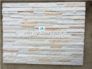 Natural Quartzite Mini Stacked Stone,Waterfall Shape Stone Cladding