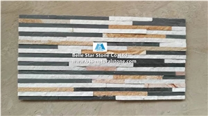 Quartzite Slate Sandstone Mini Stacked Stone,Waterfall Shape Ledgeston