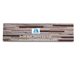 Sandstone Quartzite Mini Stacked Stone,Waterfall Shape Ledgestone