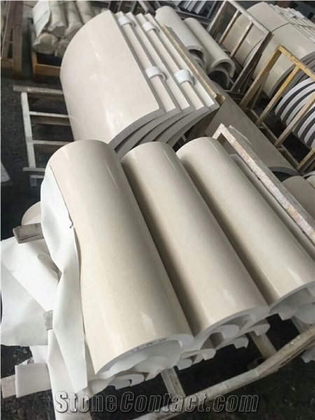 Moca Cream Wallstone, Split Wall Cladding, Saw Cut Wall Stone, Building Ornaments