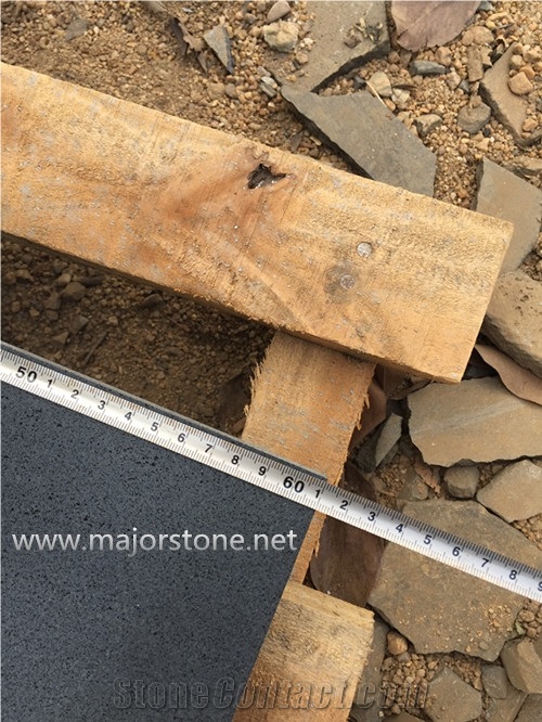 Black Basalt / Walling / Tiles / Paver / Cladding / Honed / Blue Stone