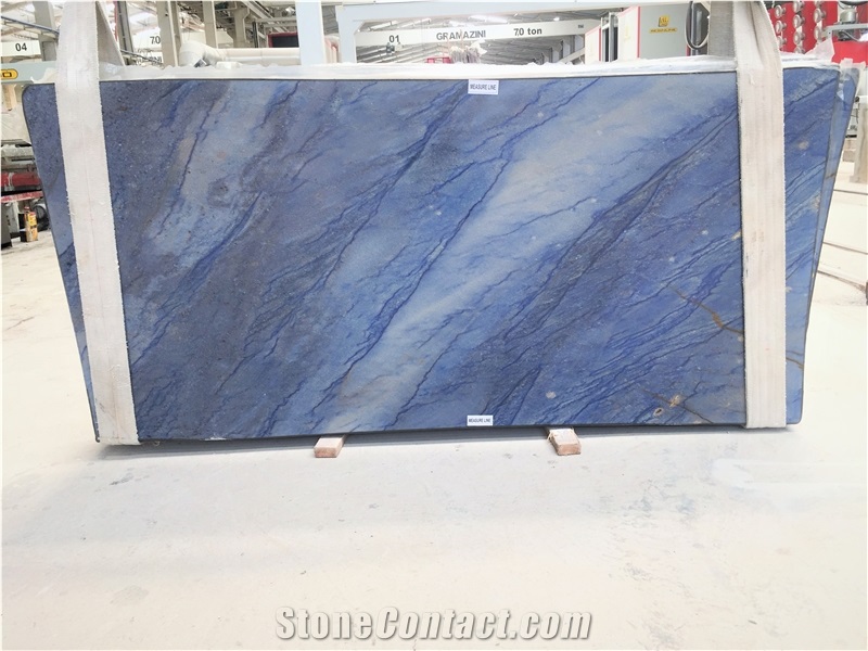 Azul Imperiale Quartzite Slabs