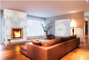 Opus Pearl Quartzite Slabs & Tiles, Brazil White Quartzite