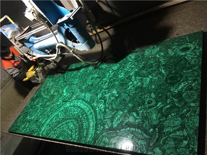 Peacock Green Semi-Precious Jade Luxury Stone Gem Stone Polished Slabs
