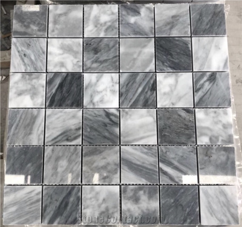 Bardiglio Grigio Grey Carrara Mosaic