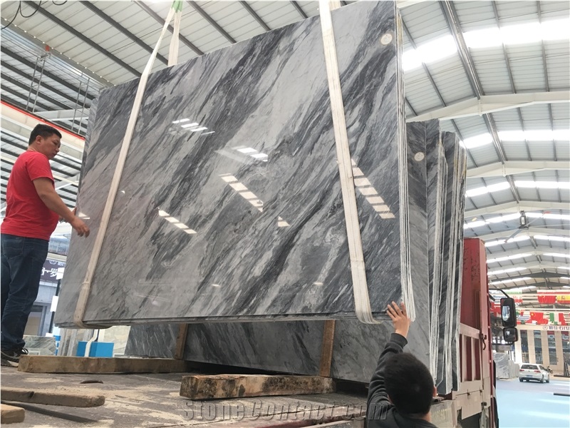 Bardiglio Nuvolato Slab Carrara Grey Slab