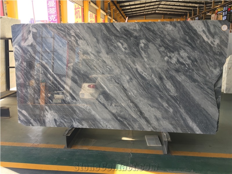 Bardiglio Nuvolato Slab Carrara Grey Slab