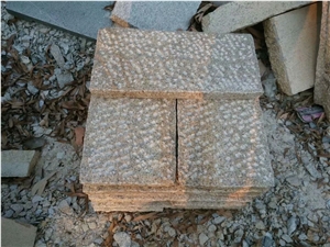 Yellow Granite Pavers G682 Granite Pavers Pineapple Finish
