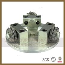 300mm Diamond Bush Hammer Wheel for Grinding Stone and Concrete