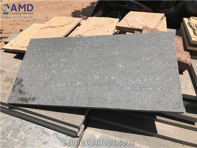 Vietnam Good Quality Grey Polished Basalt Stone Slabs & Tiles