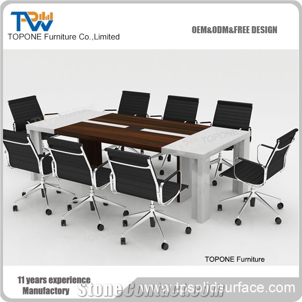 Acrylic Custom Size Office Meeting Table Desk