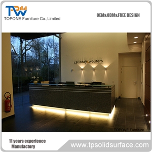 Acrylic Marble Reception Desk Artificial Stone Reception Counter Acrylic Marble Reception Desk Artificial Stone Reception Counter