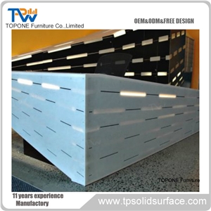 Acrylic Widely Used Reception Counter Reception Furniture