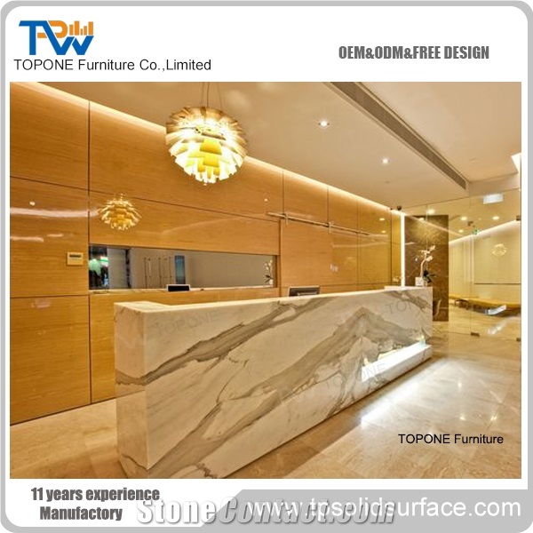 Acrylic Widely Used Reception Counter Reception Furniture