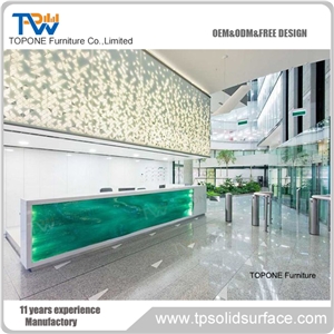 Acrylic Widely Used Reception Counter Reception Furniture