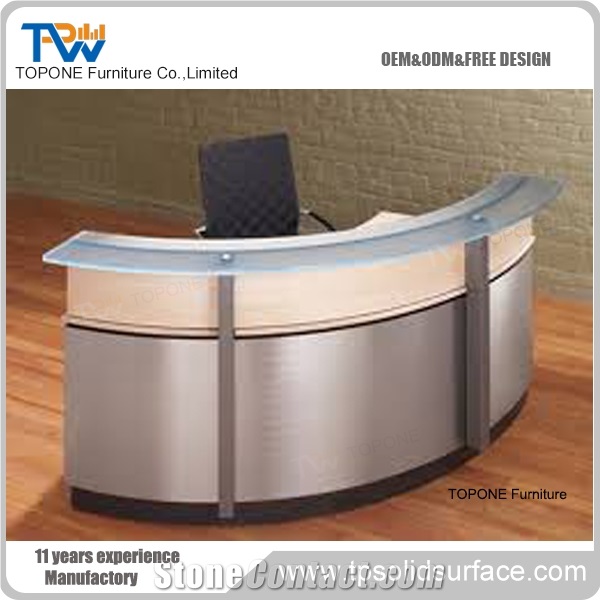 Acrylic Widely Used Reception Counter Reception Furniture