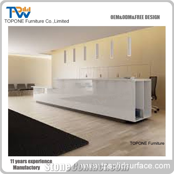 Acrylic Widely Used Reception Counter Reception Furniture