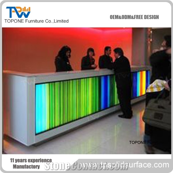 Acrylic Widely Used Reception Counter Reception Furniture
