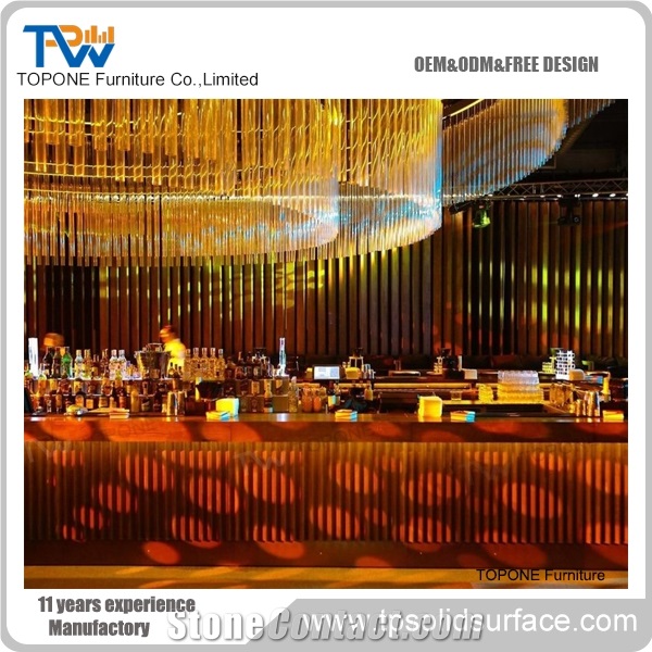 Artificial Marble Luxury Good Quality Reception Counter