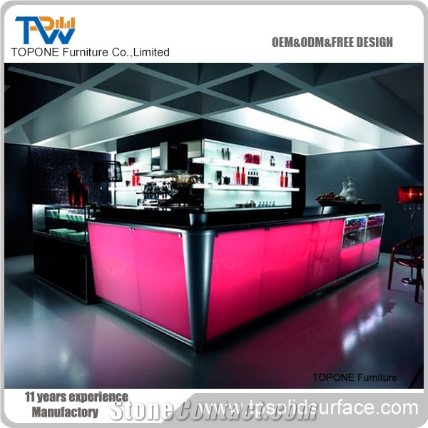Artificial Stone Diamond Shape Fashion Bar Counter