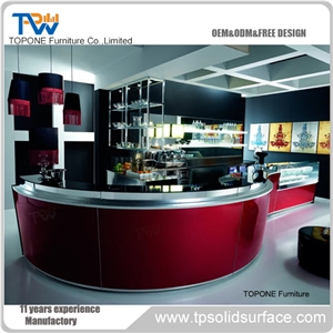 Artificial Stone Diamond Shape Fashion Bar Counter