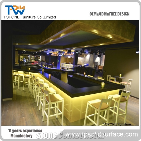Artificial Stone Diamond Shape Fashion Bar Counter