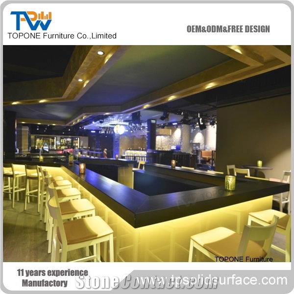 Artificial Stone Diamond Shape Fashion Bar Counter