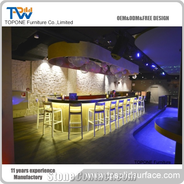 Artificial Stone Diamond Shape Fashion Bar Counter