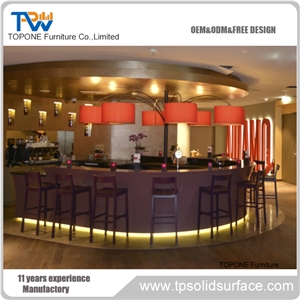 Artificial Stone Diamond Shape Fashion Bar Counter