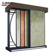 Push-Pull Sliding Display Racks Stands for Granite Marble Stone Plate