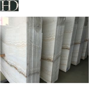 Beautiful Natural Onyx Stone White Onyx Slabs Marble for Wall Panel