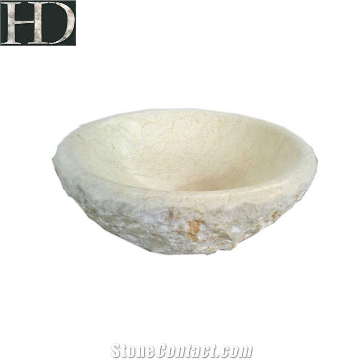 Classical Design Hotel Bathroom Granite Wash Sink Rough Surface Sink