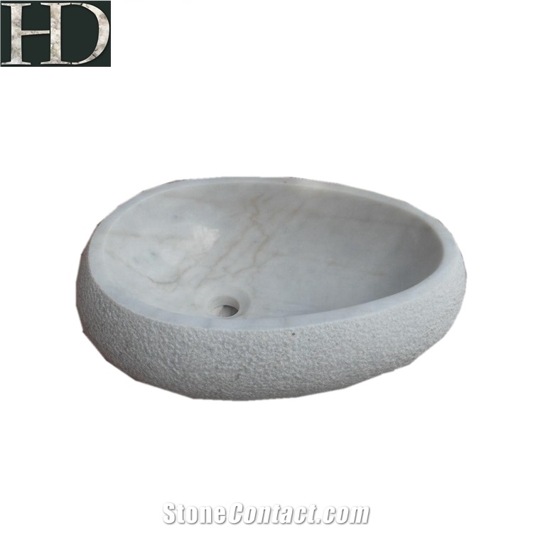 Classical Design Hotel Bathroom Granite Wash Sink Rough Surface Sink
