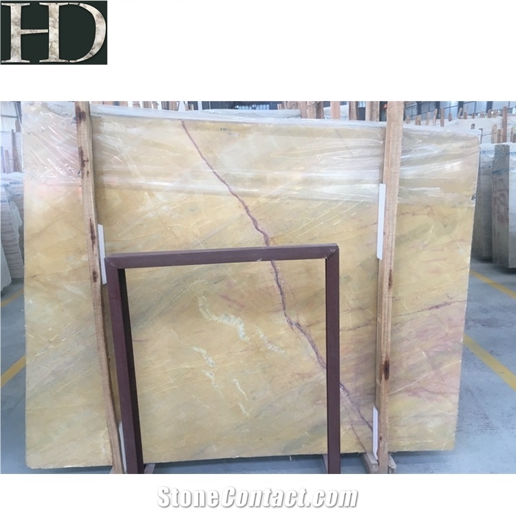 Hot Sale Gold Yellow Marble Slabs Flooring Design Stone for Sale