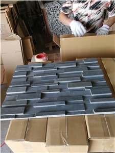 Andesite Cultured Stone Veneer , Ledge Stone ,China Black Andesite