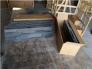Andesite Cultured Stone Veneer , Ledge Stone ,China Black Andesite