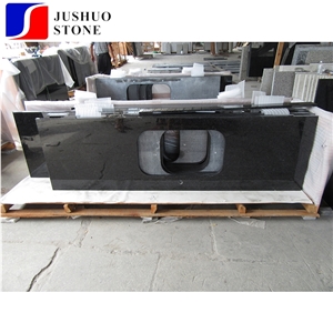Angola Black/Granito Labradorita De Angola Stone Counterop Application