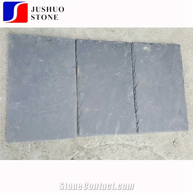 Charcoal China Jiangxi Black Ornamental Slate Tiles Construction Stone