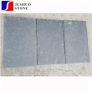 Charcoal China Jiangxi Black Ornamental Slate Tiles Construction Stone