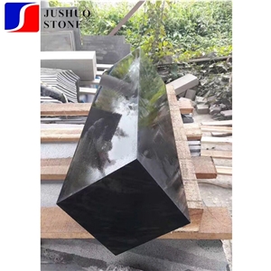 China Cheap Hainan Basalt Stone Kerb Side for Road/Path Decoration