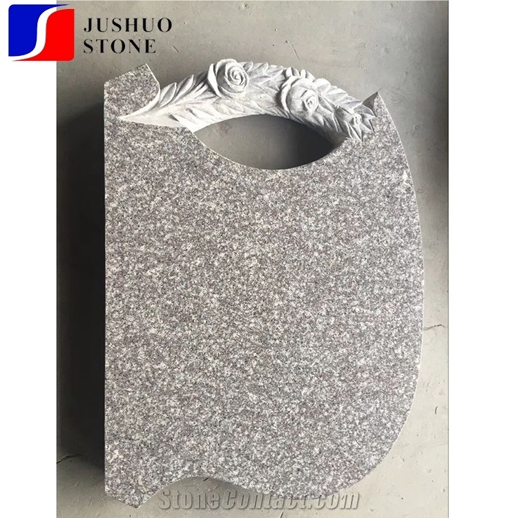 China G664 Polished Granite Stone Monument & Tombstone Gravestone