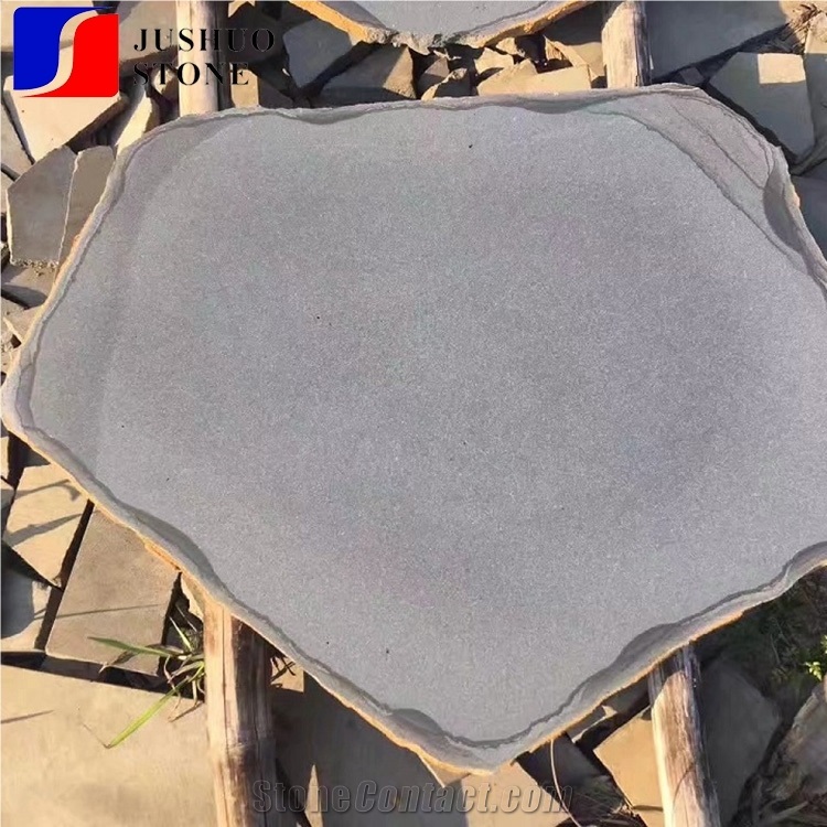 China Hannan Factory Black Basalt Stone Tile for Patio Path Decoration